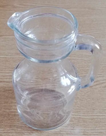 Vaso trasparente vintage arte di Murano,anni 70 - Foto 7
