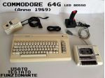 Commodore 64 G (anno 1989) Led rosso, + datassette + joystick