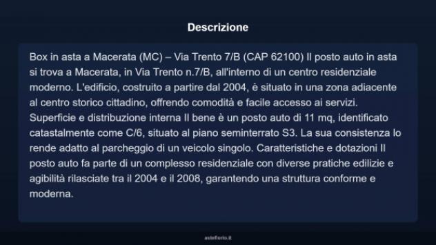 Immobile in asta di 11 m² in vendita a Macerata - Foto 5