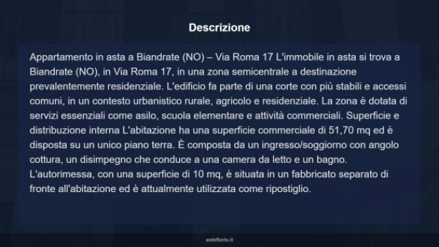 Immobile in asta di 51 m², box auto in vendita a Biandrate - Foto 8