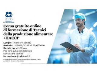 TECNICI DELLA PRODUZIONE ALIMENTARE CON HACCP