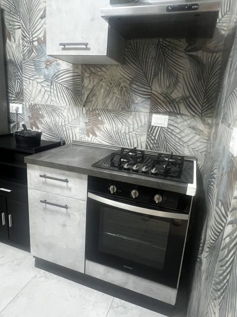 Cucina Monoblocco Effetto Cemento - Foto 2