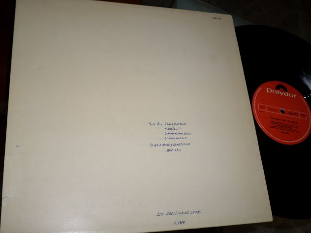 THE WHO - Live At Leeds - LP / 33 giri 1970 Italy Polydor - Foto 2
