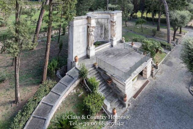 Affitto di Lusso Vigna Clara - Prestigioso in Villa Storica con Parco e Terrazza - Foto 9