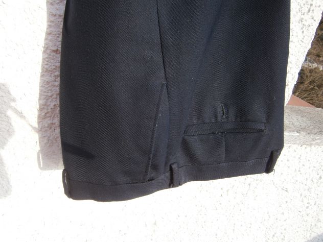 Pantaloni uomo sartoriali misto lana taglia 56 - Foto 4
