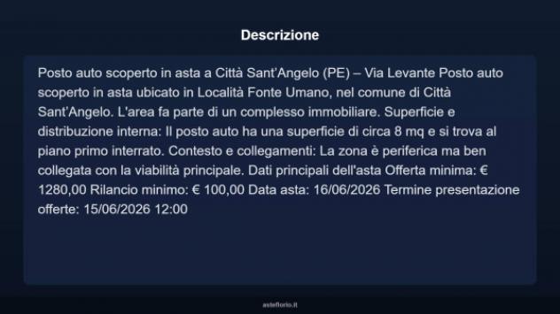 Immobile in asta di 8 m² in vendita a Città Sant'Angelo - Foto 3