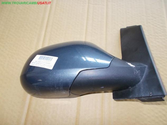 RETROVISORE EST.D.(senza calotta e cristallo, versione ripiegabile elettricamente) GRIGIO SCURO MET 7 FILI SEAT ALTEA (5P)  Vetri e Retrovisori  Crist