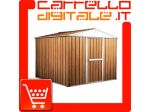 Box prefabbricato, casetta da giardino in lamiera zincata. Capanno deposito &hellip;
