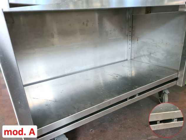 2 banconi per self-service carrellati usati - Foto 3