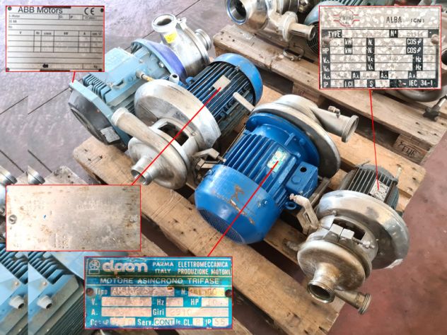 POMPE CENTRIFUGHE INOX X ALIMENTI USATE - Foto 8