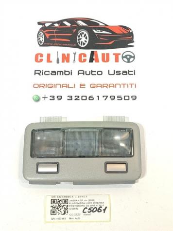 PLAFONIERA POSTERIORE JAGUAR XF Serie 8X23-MBBS-A AJD (0811)