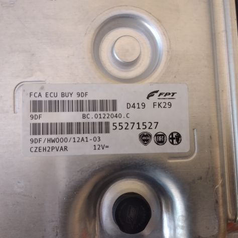 CENTRALINA MOTORE FIAT 500X (334) 2014 IN POI 1.3MJT 55271527 MJD 9DF DUCATO - Foto 4