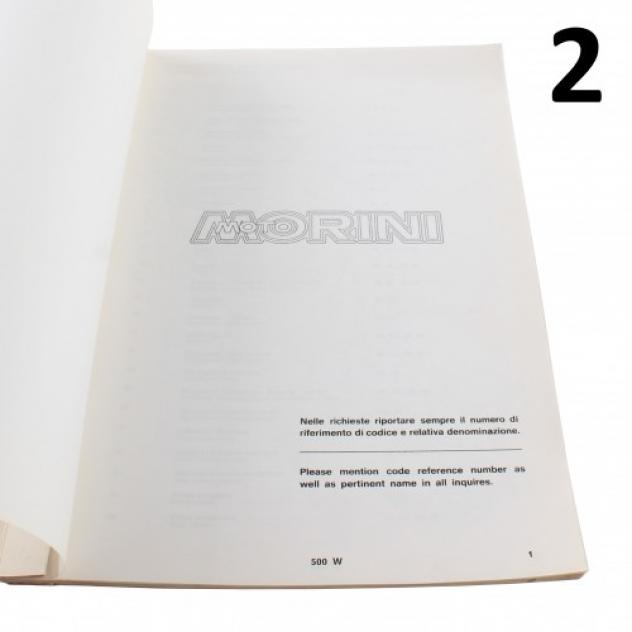 Catalogo ricambi Moto Morini 500 W 5V - Foto 8