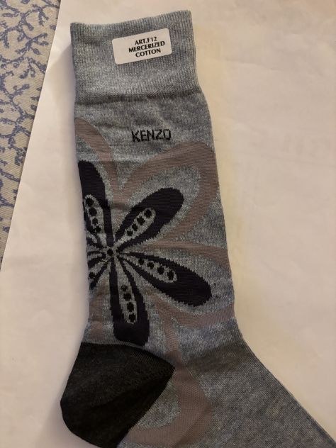 CALZE NUOVE DA UOMO IN COTONE FIRMATE ORIGINALI KENZO,MADE IN ITALY,N’42-44 - Foto 6