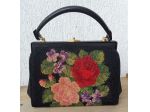 Elegante borsa vintage originale petit-point