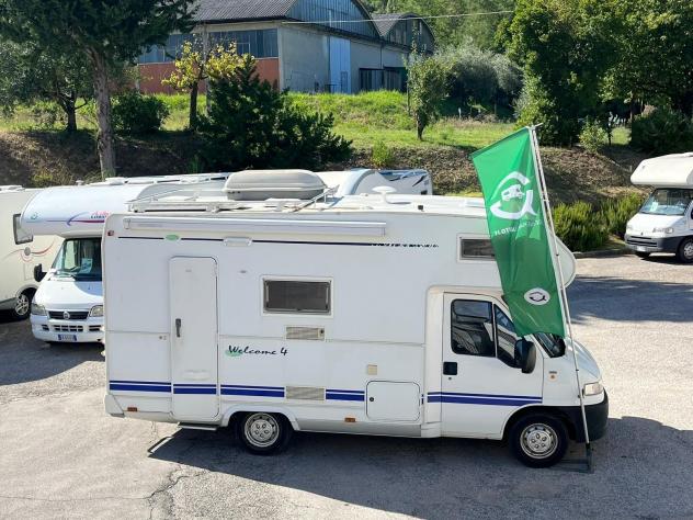 CAMPER CHAUSSON DUCATO MANSARDATO LETTI CASTELLO 6 POSTI GENERALI USATO - Foto 3