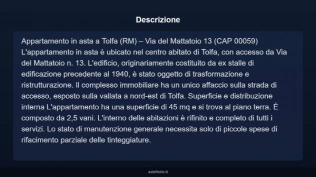 Immobile in asta di 45 m² in vendita a Tolfa - Foto 17