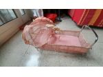 Lettino bambole in metallo vintage 54x27 h27/40