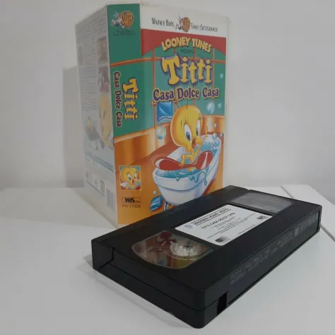 VIDEOCASSETTA WARNER BROS TITTI CASA DOLCE CASA  PIV 17328 *RARISSIMA* - Foto 5