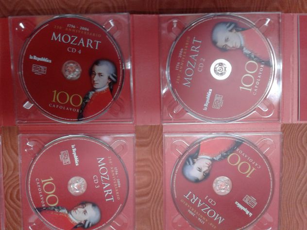 COFANETTO CD AUDIO "MOZART 100 CAPOLAVORI" - Foto 4