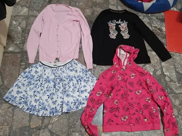 lotto vestiti bambina 13/14 anni original marines. Composto da 1 gonna 1 maglion - Foto 5