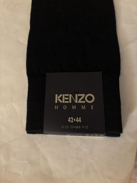 CALZE NUOVE DA UOMO LEGGERE FIRMATE ORIGINALI”KENZO”MADE IN ITALY IN COTONE - Foto 5