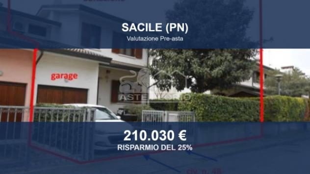Immobile in asta di 172 m², box auto in vendita a Sacile