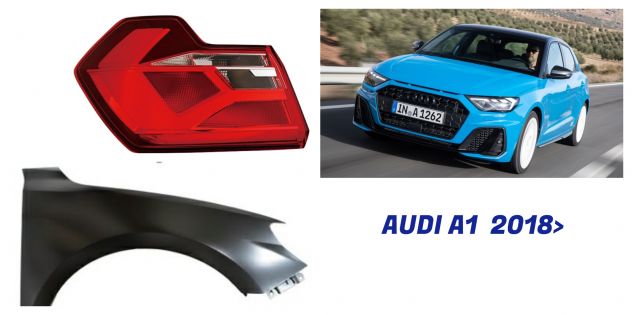 Audi A1 frontale paraurti cofano 2019> tfsi TDi A1 25 30 35 40