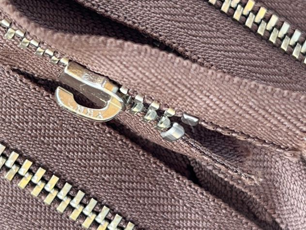 X78 Cerniere Lampo Zip YKK metallo senza tiretto cm 28 Marrone – Pz. 60 - Foto 2