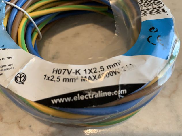 Cavo Unipolare sezione 1x2.5 mm, 5 mt. - Foto 4