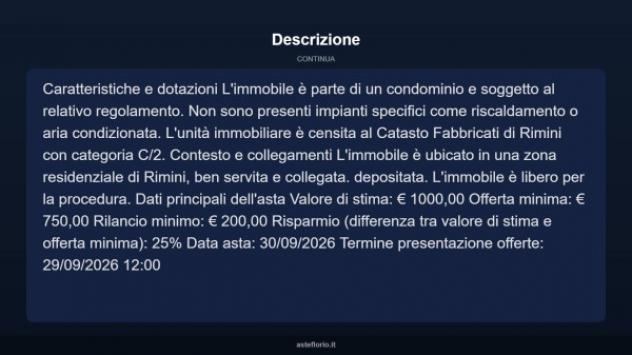 Immobile in asta di 13 m² in vendita a Rimini - Foto 9