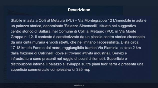 Immobile in asta di 335 m² con più di 5 locali in vendita a Colli al Metauro - Foto 11