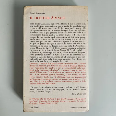 Il Dottor Živago - Boris Pasternak - Feltrinelli - 1971 - TRACCIATA! - Foto 4