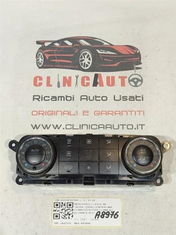 CENTRALINA CLIMA MERCEDES ML W164 3° Serie A2518702290 642940 (0511)