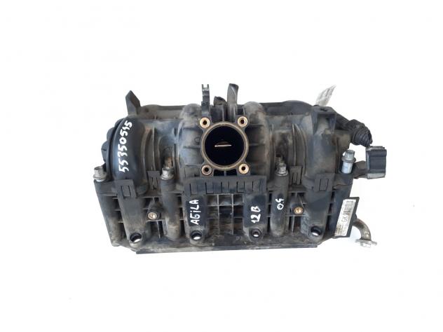COLLETTORE ASPIRAZIONE OPEL Agila 2° Serie 55350545 benzina 1.2 (0408)