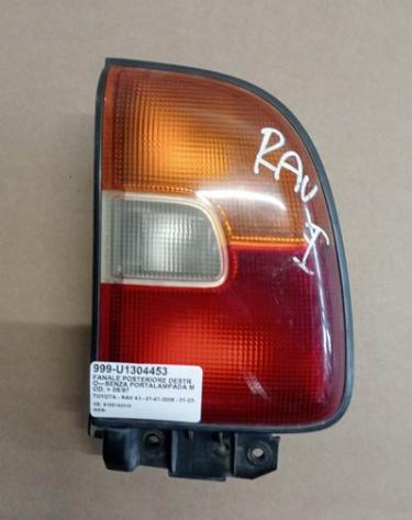 FANALE POSTERIORE DESTRO-SENZA PORTALAMPADA MOD.  08/97 999-U1304453 Parti elettriche  Fanaleria  Fanali  Fanale post. dx. TOYOTA - RAV 4 I - 01-01-20