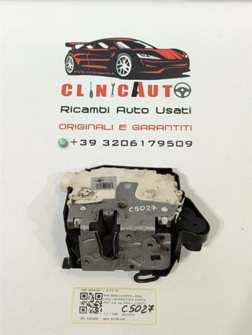 SERRATURA ANTERIORE DESTRA MINI Cooper 2° Serie 0556767 N12B16A (0613) - Foto 2