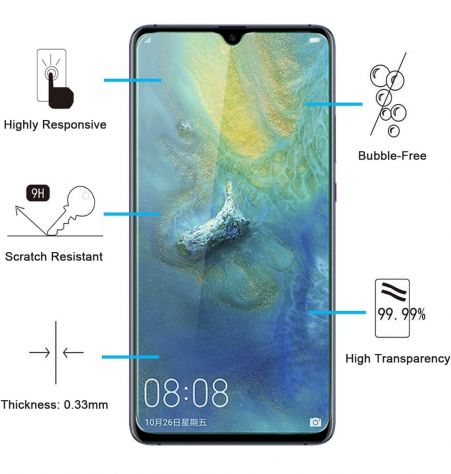 3 vetri temperati protettivi per Huawei Mate 20X e 20X 5G - Foto 2