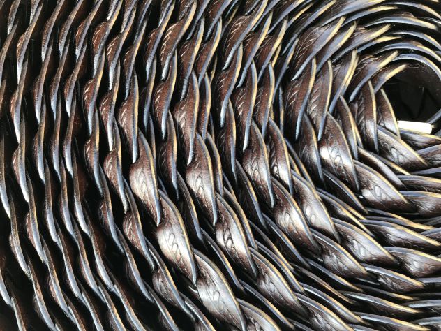 Intreccio pelle vegetale per cinture Marrone - Foto 10