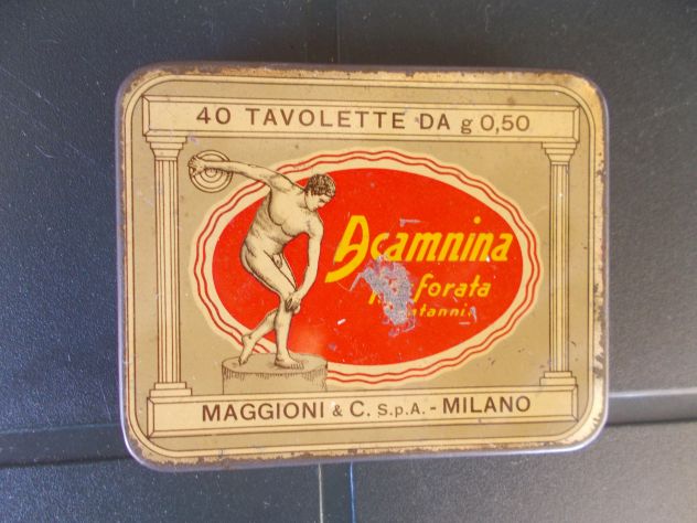 Scatola in latta "Acamnina fosforata"