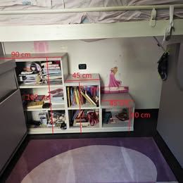 Cameretta Doimo Cityline letto a soppalco, letto a scomparsa con scrivania,boise - Foto 4