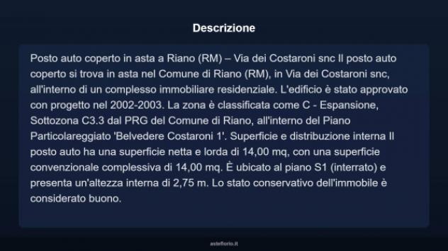 Immobile in asta di 14 m² in vendita a Riano - Foto 5
