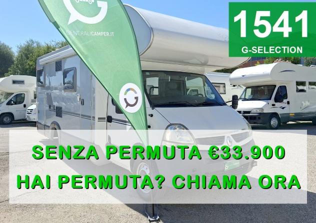 CAMPER KNAUS RENAULT MANSARDATO 6 POSTI DINETTE LETTO MATRIMONIALE GARAGE CLIMATIZZATORE FOTOVOLTAICO CAMPEGGIO USATI GENERALI 1541
