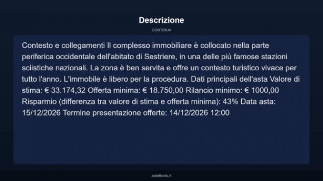 Immobile in asta di 23 m² in vendita a Sestriere - Foto 13