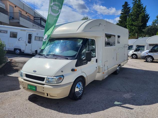 CAMPER RIMOR FORD SEMINTEGRALE GARAGE CLIMA WEBASTO GENERALI USATO - Foto 2