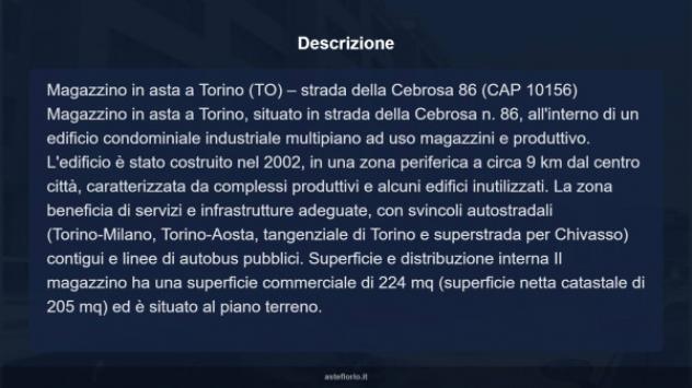 Immobile in asta di 205 m² in vendita a Torino - Foto 9