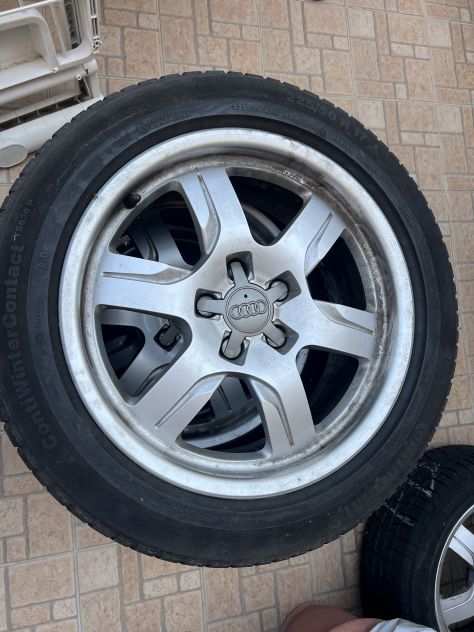 Kit 4 Cerchi in Lega 17" Originali Audi con Gomme Invernali Continental 225/50 R - Foto 7