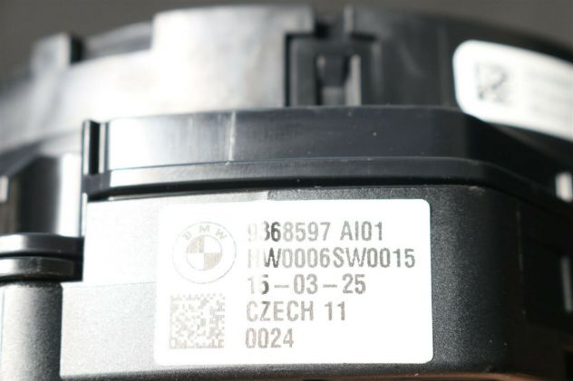 9368597 BMW X5 F15 M F85 Switch Centre Steering Column Switch Clockspring - Foto 7