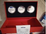Trittico Ferrari argento 6 euro x 3