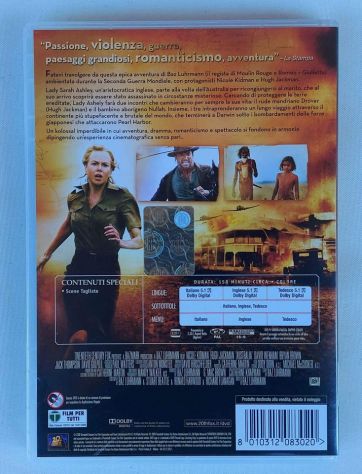 DVD Australia di Baz Luhrmann(Regista)Nicole Kidman Studio 20th Century Fox,2008 - Foto 3